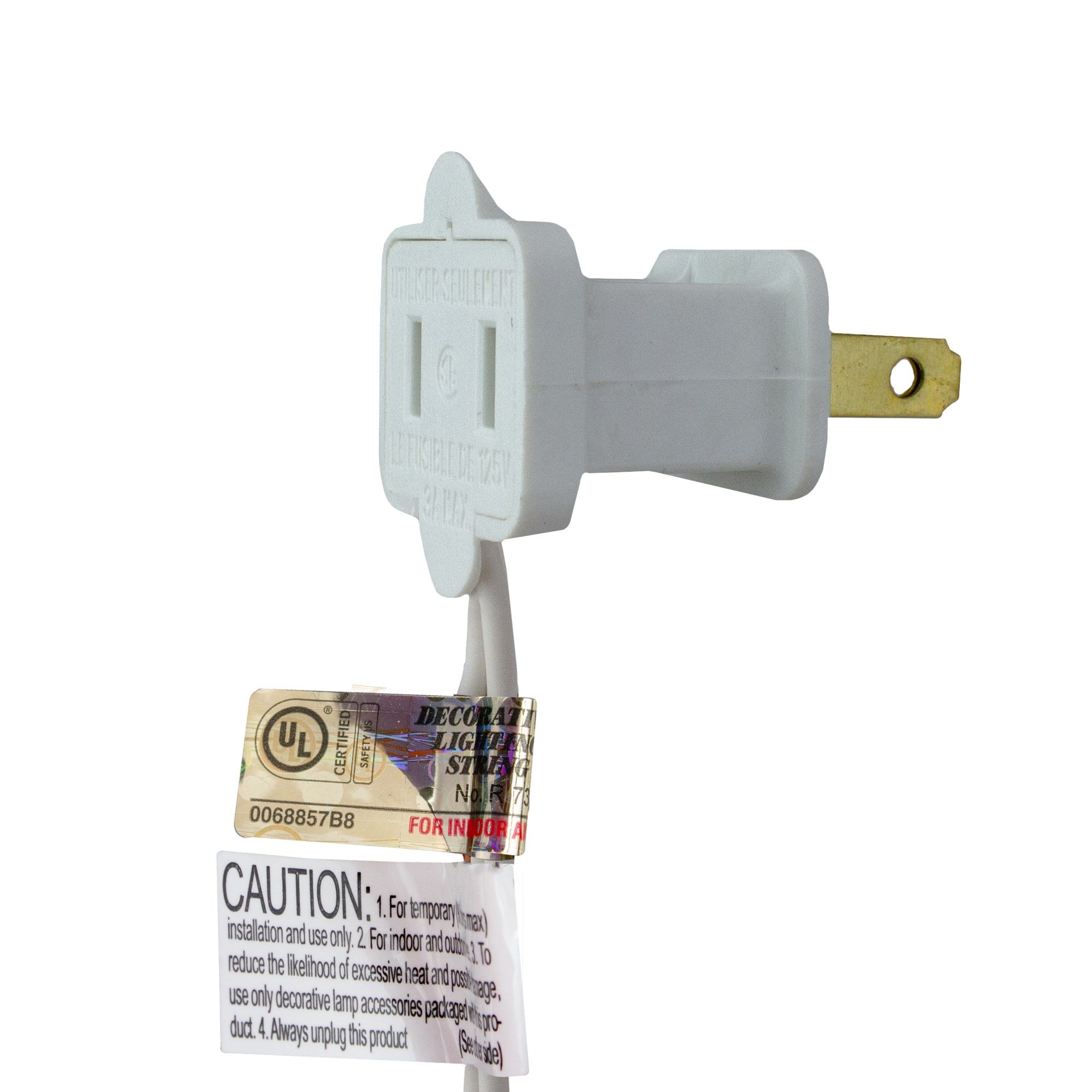 300 Count Clear Mini Icicle Christmas Lights 18ft White Wire